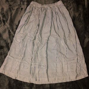 💍Vintage French Connection stripe midi skirt